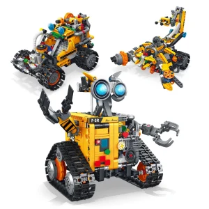 3 in 1 STEM Building Blocks Set, Remote Controlled Robot Toy  Ages 8-16, 588pcs