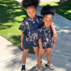 Kids Boys Girls Short Sleeve T-shirt + Shorts  Sets