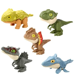 Dinosaur Educational STEM PVC Figures for Kids, Durable Jurassic-Themed Playset